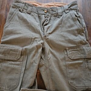 Duluth Trading Co cargo pant 34x30 Moss Green